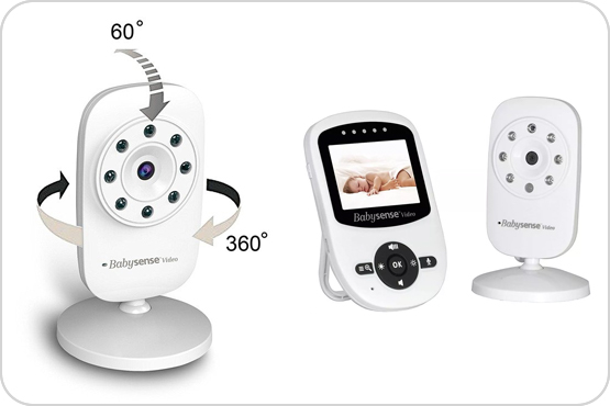  Babysense V24 Niania elektroniczna z dwiema kamerami