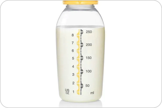 Medela butelka 250 ml ze smoczkiem M (średni wypływ)