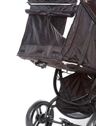 Wózek bliźniaczy Valco Baby Snap Duo wentylacja