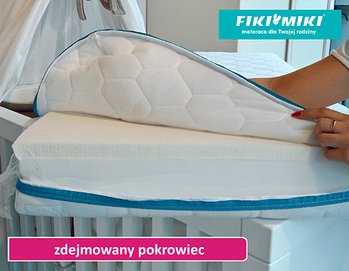 Fiki Miki materac z 3 warstwowym pokrowcem