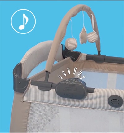 Graco Contour Electra Łóżeczko turystyczne Muzyka